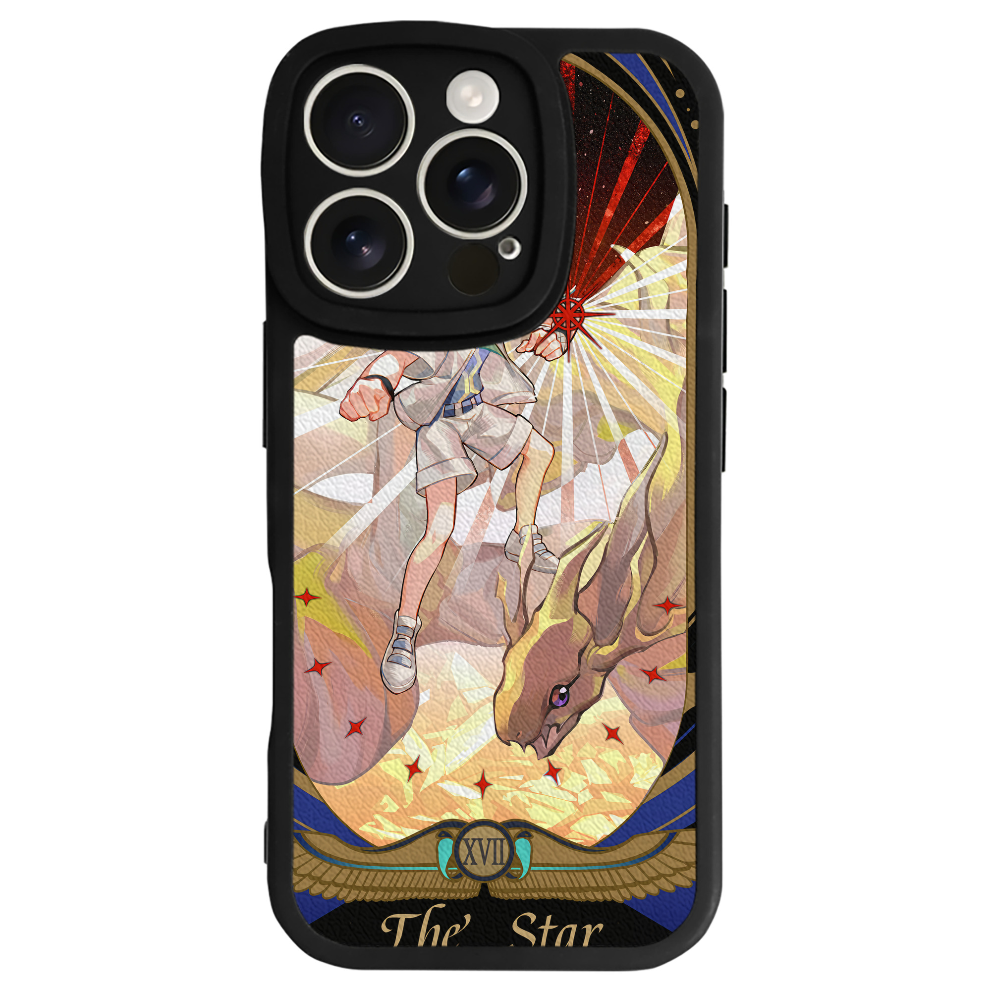 （画像用） 遊☆戯☆王 Yu-Gi-Oh! 【iPhone 16シリーズ対応】シリコンスマホケース（レザー調） 材質：シリコン